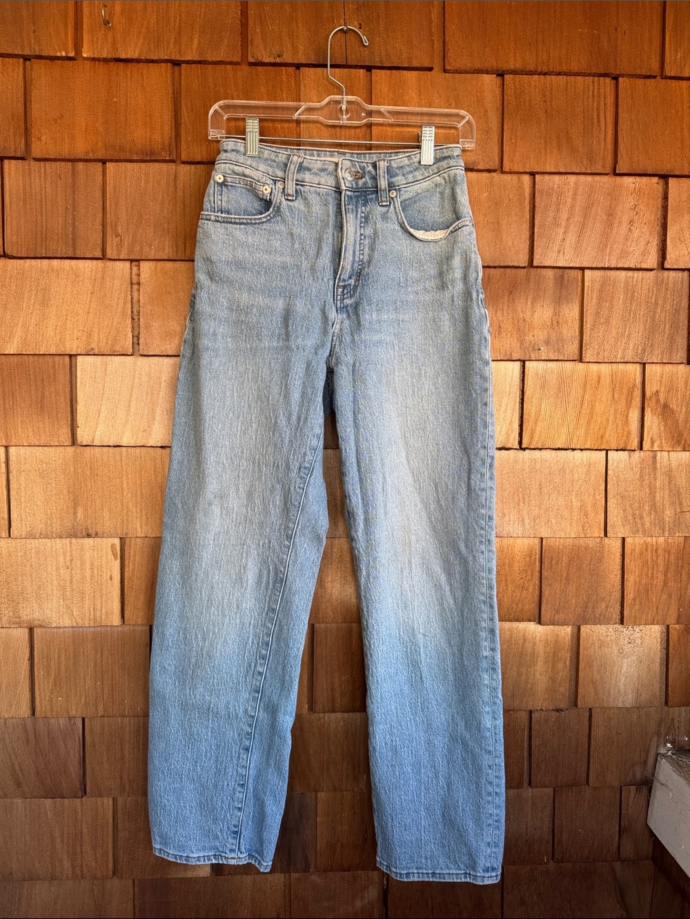 Madewell Women's Light Blue Straight Jeans